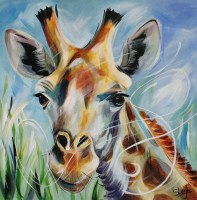 susan-b-leigh-giraffe-18-x-18-edition-size-95-signed-limited-edition-canvas-print